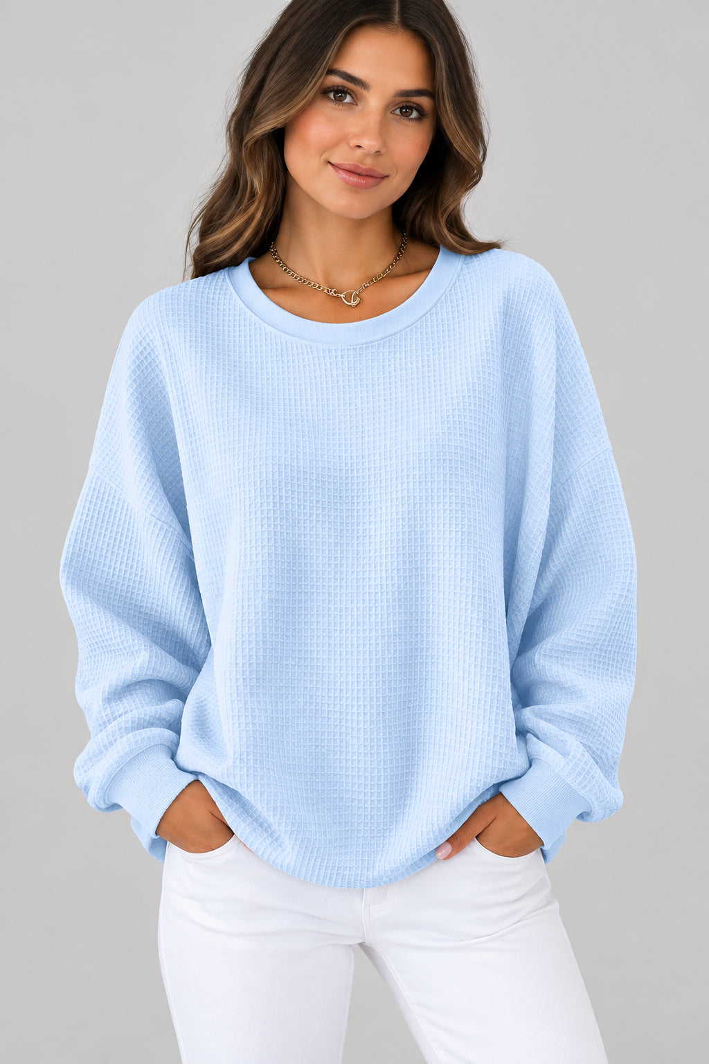 Nuria | Maglione Goffrato Classico