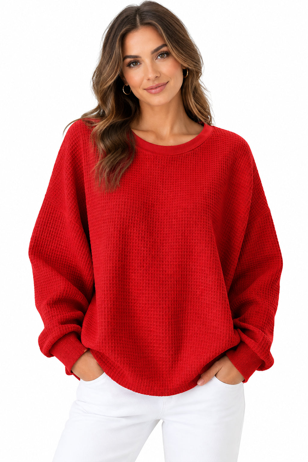 Nuria | Maglione Goffrato Classico