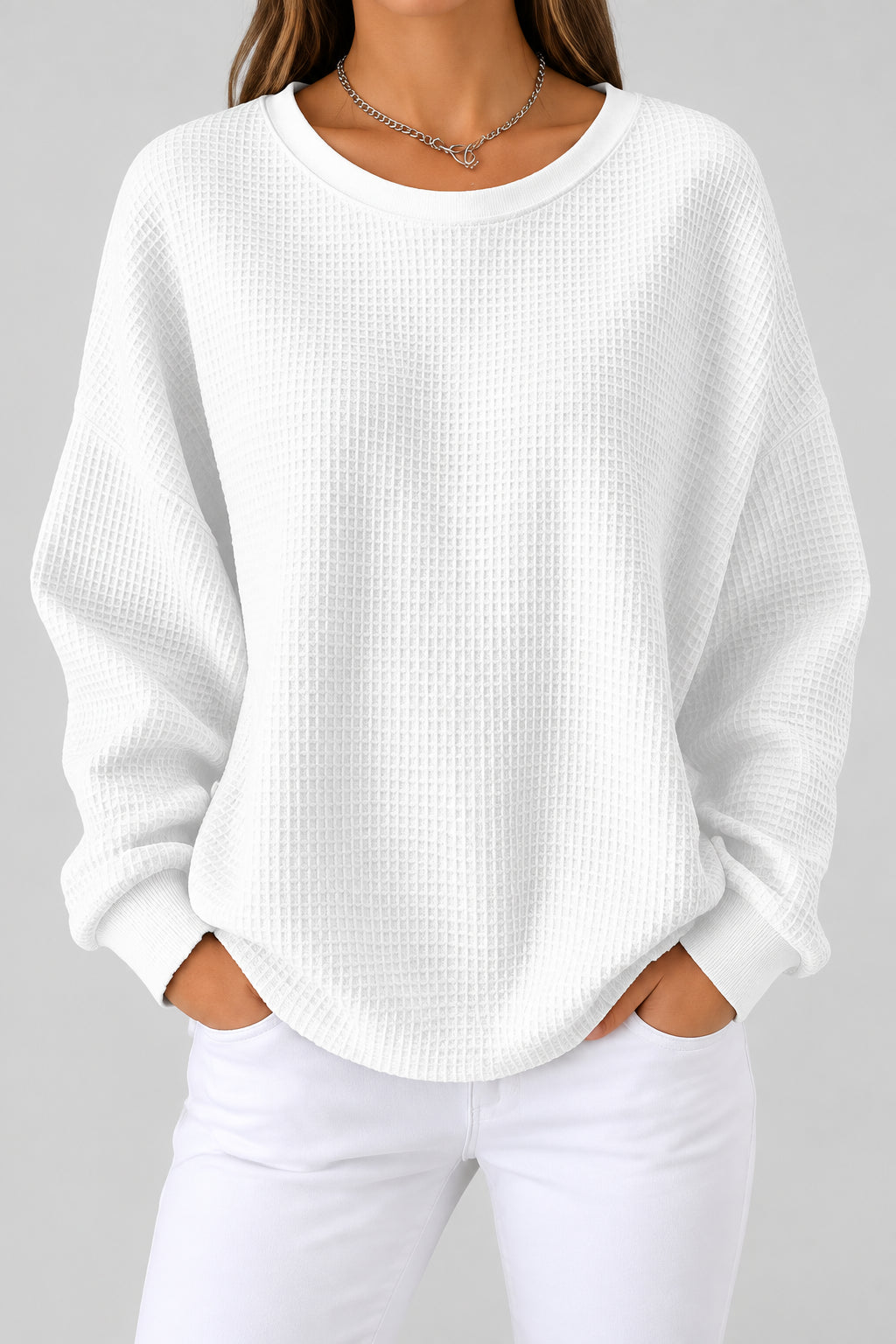 Nuria | Maglione Goffrato Classico