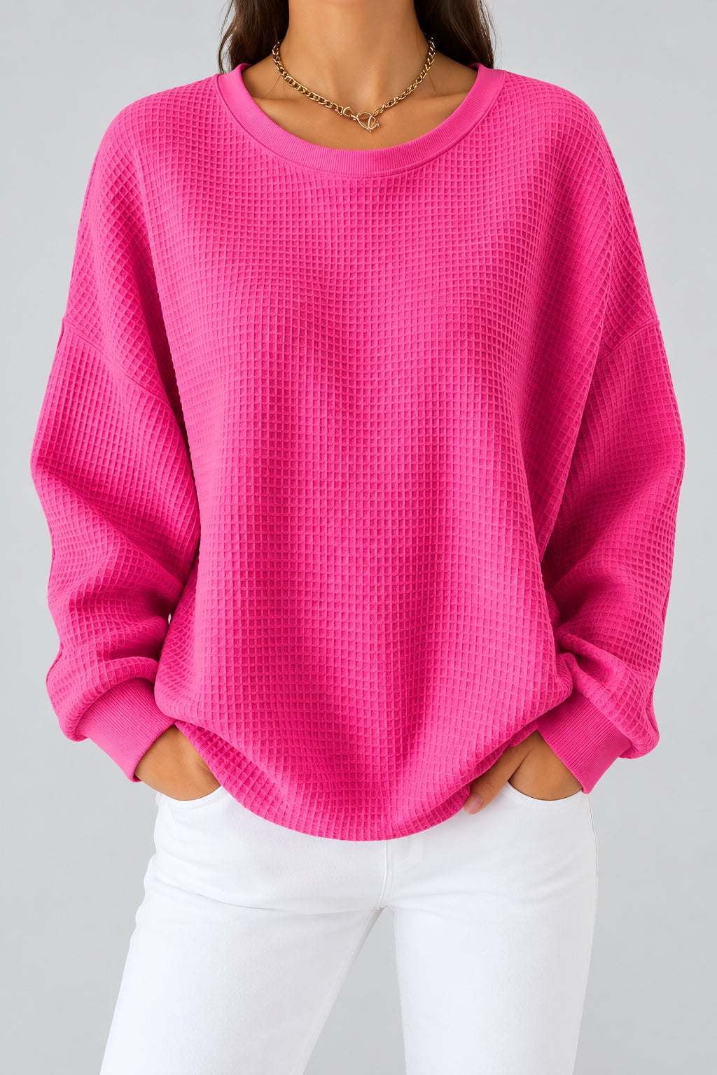 Nuria | Maglione Goffrato Classico