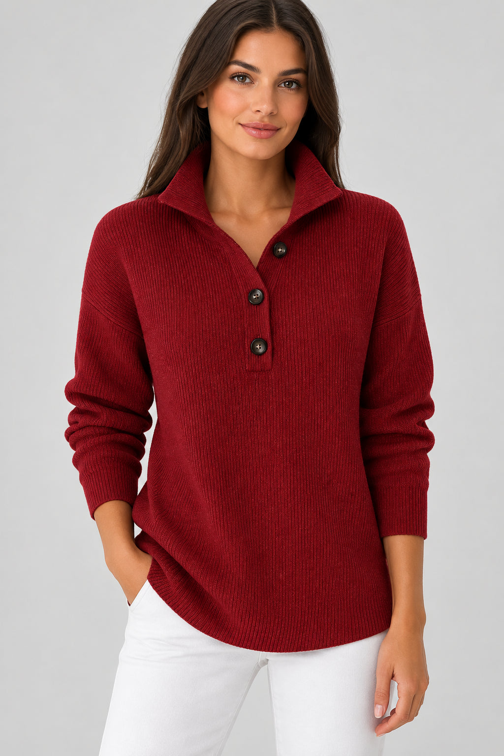 Amparo | Maglione Polo con Scollo a V