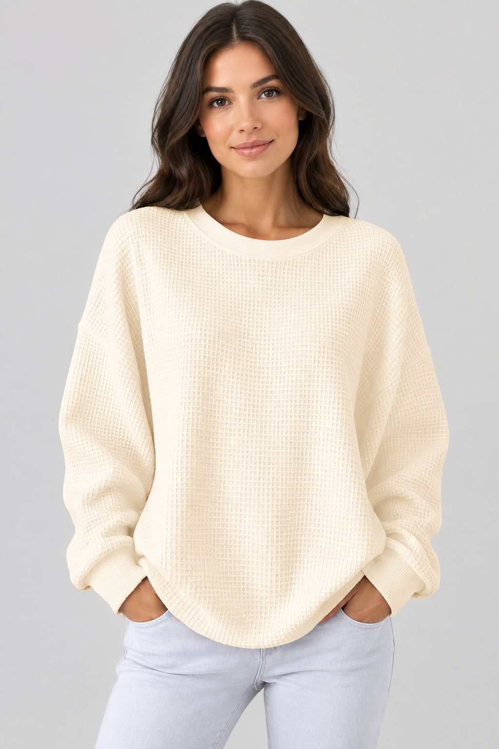 Nuria | Maglione Goffrato Classico